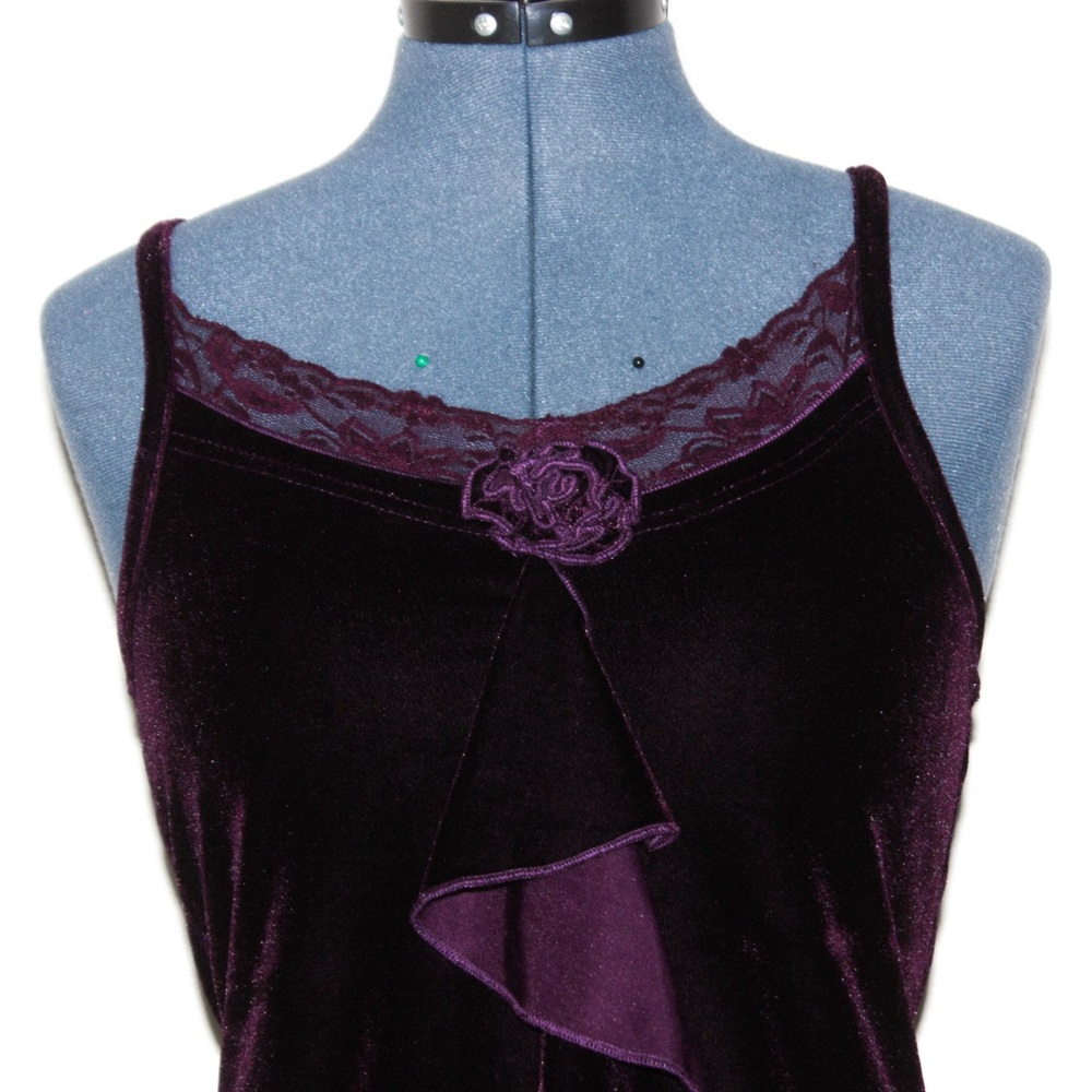 vintage purple empire line top